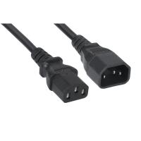 Cabeus PC-189-VDE-1.0-3M Кабель питания монитор-компьютер IEC 320 C13 - IEC 320 C14 (3x1.0), 3 м