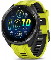Смарт-часы Garmin Forerunner 965 47мм 1.4" AMOLED корп.черный рем.черный/желтый разм.брасл.:135-205мм (010-02809-12)