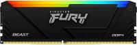 Память DDR4 32GB 3600MHz Kingston KF436C18BB2A/32 Fury Beast RGB RTL Gaming PC4-28800 CL18 DIMM UDIMM 288-pin 1.35В single rank с радиатором Ret