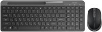 Клавиатура + мышь Acer OCC402 клав:черный мышь:черный USB беспроводная slim Multimedia (ZL.ACCCC.018)