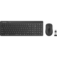 Комплект клавиатура+мышь беспров. A4TECH Fstyler FG2300 Air2 black (USB, slim) (FG2300 AIR2  BLACK)