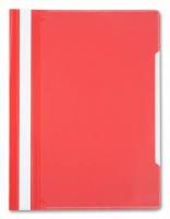 Папка-скоросшиватель Бюрократ -PS-K20RED A4 прозрач.верх.лист карм.на лиц.стор. пластик красный 0.12/0.16