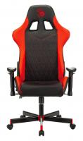 Кресло игровое A4Tech Bloody GC-870 черный/красный ромбик экокожа с подголов. крестов. металл