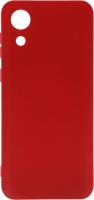 Чехол (клип-кейс) BoraSCO для Samsung Galaxy A03 Core Microfiber Case красный (40945)