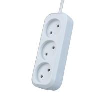 Perfeo Сетевой удлинитель без заземления "RU POWER",PF_B4064 (7,0м, 3 розетки, белый (Р16-012))