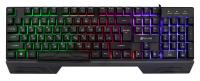Клавиатура Оклик 709G черный USB for gamer LED (1788144) кабель 1.8м