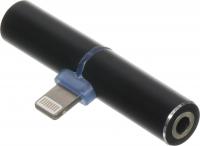 Переходник аудио Red Line lightning/Jack 3.5 (f) черный (УТ000016491)