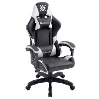 Игровое кресло Companion Черный/белый,класс 3,металл,PU DEFENDER