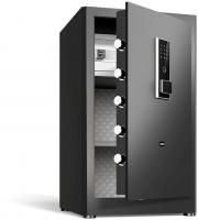 Сейф офисный Deli ET597 800x480x420мм электронный/ключевой/биометрический трейзер