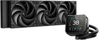 Система водяного охлаждения Deepcool Spartacus 360 ARGB Soc-AM5/AM4/1200/1700/1851 черный 4-pin 32.23dB Al LCD 2073gr Ret (R-SPT360-BKDSMP-G-1)
