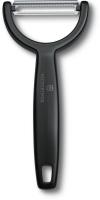 Овощечистка Victorinox Ypsoс лезвием двухсторон. черный упак.:европодвес (6.0963.3)