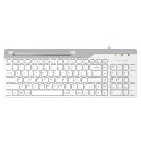 Клавиатура A4Tech Fstyler FK25 белый/серый USB slim [1530217]