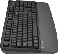 Клавиатура A4Tech FGK20 серый USB беспроводная Multimedia (подставка для запястий)