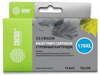 Картридж струйный Cactus CS-CB325N(CS-CB325) №178XL желтый (14.6мл) для HP PS B8553/C5383/C6383/D5463 с чипом