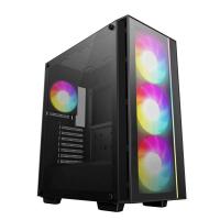 Корпус Deepcool Matrexx 55 V4 С черный без БП ATX 7x120mm 2x140mm 1xUSB3.0 audio bott PSU
