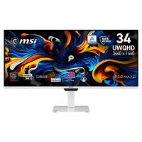 Монитор MSI 34" Max MAX 341QPXW14G белый QD OLED LED 21:9 HDMI полуматовая HAS 250cd 178гр/178гр 3440x1440 144Hz DP UW USB 8.9кг