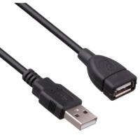 Exegate EX294765RUS Удлинитель USB 2.0 ExeGate EX-CCF-USB2-AMAF-5.0F (Am/Af, позолоченные контакты, ферритовые кольца, 5м)