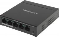 Коммутатор Mercusys MS105GP (L2) 5x1Гбит/с 4PoE+ 65W неуправляемый