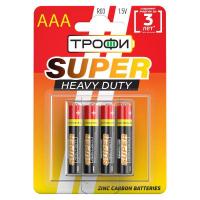Трофи R03-4Bl Super Heavy Duty Zinc (40/960/46080) (40 шт. в уп-ке)