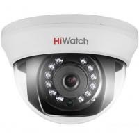 HiWatch DS-T591(C) (2.8 mm) 5Мп внутренняя купольная HD-TVI камера с ИК-подсветкой до 20м