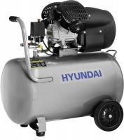 Компрессор поршневой Hyundai HYC 402100LMS масляный 400л/мин 100л 2200Вт серебристый/черный