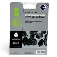 Картридж струйный Cactus CS-LC1100BK черный (16мл) для Brother DCP-385c/6690cw/MFC-990/5890/5895/6490 с чипом