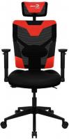 Кресло игровое Aerocool Guardian черный/красный сиденье черный экокожа/сетка с подголов. крестов. нейлон