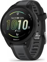 Смарт-часы Garmin Forerunner 165 43мм 1.2" AMOLED корп.черный рем.черный разм.брасл.:126-203мм (010-02863-20)