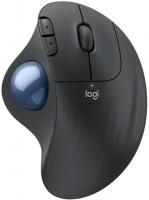 Трекбол Logitech M575S черный оптическая 2000dpi беспров. BT/Radio USB 4but (910-007035)