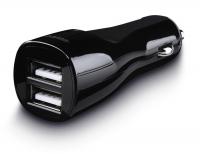 Автомобильное зар./устр. Hama H-173609 24W 2.4A+2.4A 2xUSB универсальное черный (00173609)