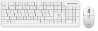 Клавиатура + мышь Acer OCC401 клав:белый мышь:белый USB беспроводная Multimedia (ZL.ACCCC.017)