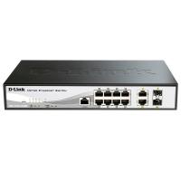 D-Link DGS-1210-10/ME/B2A Управляемый L2 коммутатор с 8 портами 10/100/1000Base-T и 2 портами 1000Base-X SFP
