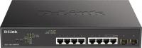 Коммутатор D-Link DGS-1100-10MPPV2/A (L2) 8x1Гбит/с 2SFP 8PoE+ 242W настраиваемый