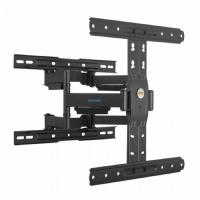 Кронштейн для телевизора Kromax Ultra Slim-101 черный 21"-70" макс.45кг настенный поворот и наклон