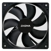 Вентилятор для корпуса Digma DFAN-120-7 120х120x25 черный 3-pin 4-pin (Molex) 23дБ Ret