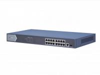 Коммутатор Hikvision DS-3E0518P-E (L2) 18x1Гбит/с 16PoE 230W неуправляемый