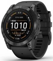 Смарт-часы Garmin Epix Pro gen.2 51мм 1.4" AMOLED корп.серый рем.черный (010-02804-21)