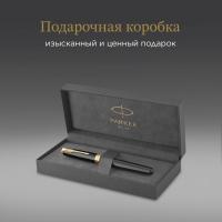 Ручка роллер Parker Sonnet Core T530 (1931496) LaqBlack GT F черн. черн. подар.кор.