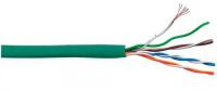 Кабель информационный Lanmaster LAN-5EUTP-PT-LSZH-GN кат.5E UTP 4 пары 24AWG LSZH внутренний 305м зеленый