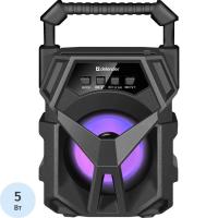 Defender Портативная колонка G98 5Вт, Light/BT/FM/TF/USB/AUX [65098]