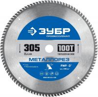 Диск пильный по мет. Зубр 36932-305-25.4-100 d=305мм d(посад.)=25.4мм (торцовочные пилы)