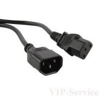 Telecom (TP020-IEC320-C13/C14-1.8-BK) монитор - компьютер (UPS -> устройство) 220V  1.8м [6926123461297]