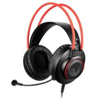 Наушники с микрофоном A4Tech Bloody G200S черный/красный 2м мониторные USB оголовье (G200S USB/ BLACK +RED)