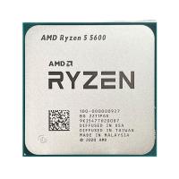 CPU AMD Ryzen 5 5600 OEM (100-000000927) { 3,50GHz, Turbo 4,40GHz, Without Graphics AM4}
