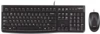 Клавиатура + мышь Logitech MK120 клав:черный мышь:черный/серый USB (920-002589)