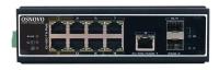 Коммутатор Osnovo SW-60812/I (L2) 8x100Мбит/с 1x1Гбит/с 2SFP 6PoE++ 300W неуправляемый