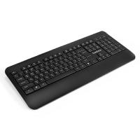 Exegate EX296922RUS Клавиатура ExeGate Professional Standard LY-E5500M (USB, полноразмерная, влагозащищенная, 104кл., Enter большой, подставка под запястья, длина кабеля 1,35м, черная, Color Box)