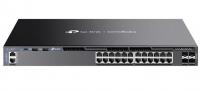 TP-Link SG6428X Стекируемый управляемый коммутатор 3-го уровня Omada с 24 гигабитными портами и 4 портами SFP+