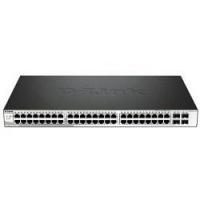 D-Link DGS-1210-52P/ME/B1A PROJ Управляемый L2 коммутатор с 48 портами 10/100/1000Base-T и 4 портами 1000Base-X SFP (порты 1-8 PoE 802.3af/at, порты 9-24 PoE 802.3af, PoE-бюджет 193 Вт)
