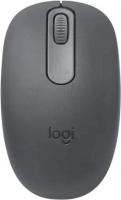 Мышь Logitech M196 графитовый оптическая 1000dpi беспров. BT для ноутбука 2but (910-007315)